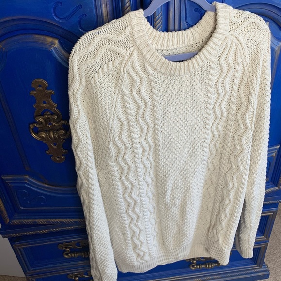 Abercrombie & Fitch Sweaters - ABERCROMBIE & FITCH Cable Knit Sweater Chunky XL